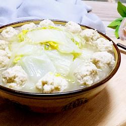 白菜炖肉丸的做法[图]