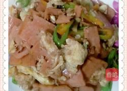 尖椒火腿炒鸡蛋的做法图解8