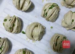 荞麦芝麻葱香花卷的做法图解7