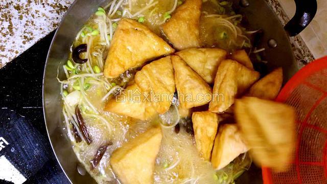 加入豆泡