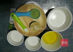青汁蛋糕的做法图解4