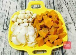 南瓜百合莲子糊的做法图解4