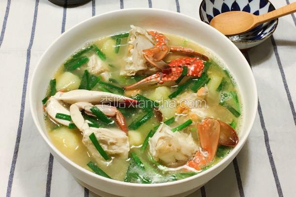 飞蟹炖土豆