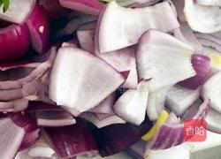 松茸炒火腿的做法图解3