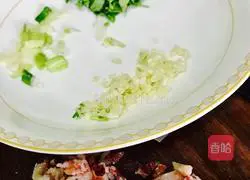 Illustration of how to make butter and egg fried rice 1