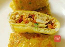 鸡蛋豆腐卷的做法图解8