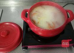 鲜虾白米粥潮汕砂锅粥的做法图解7