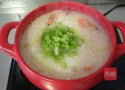 鲜虾白米粥潮汕砂锅粥的做法图解8