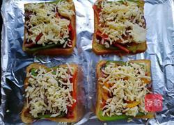 芝士培根小披萨的做法图解4