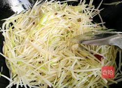 炝炒芥菜丝的做法图解5