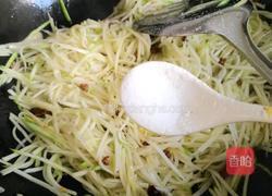 炝炒芥菜丝的做法图解6