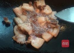 香干回锅肉的做法图解3