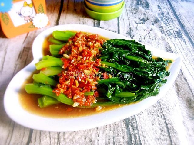 蚝油菜心(剁椒版）