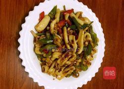 小炒孜然鱿鱼的做法图解12