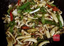 小炒孜然鱿鱼的做法图解11