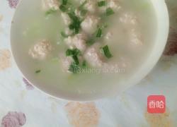 水汆丸子冬瓜汤的做法图解3