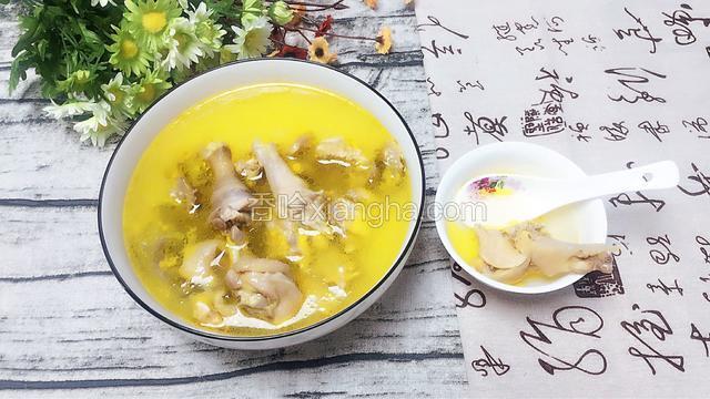 澄清草鸡汤