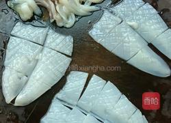 鲜鱿炒青瓜的做法图解5