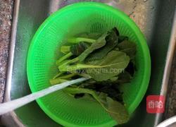 火腿青菜豆腐汤的做法图解2