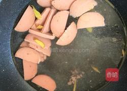 火腿青菜豆腐汤的做法图解7