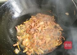 茶树菇炒肉丝的做法图解3