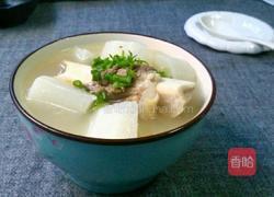 白萝卜炖筒子骨汤的做法图解9
