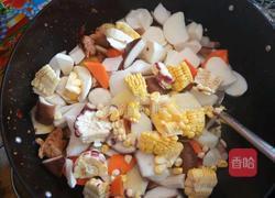 三色花卷配烩鲜菜的做法图解10