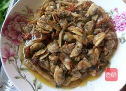 酸辣蚬子肉的做法图解4