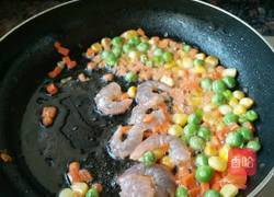 清新柚子炒饭的做法图解4