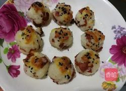 培根芝士饭团的做法图解3
