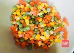 香肠彩蔬炒饭的做法图解9