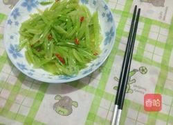 爽口芹菜的做法图解5