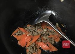 青菜肉末炒年糕的做法图解3