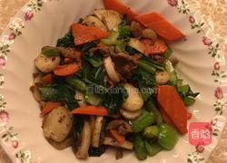 青菜肉末炒年糕的做法图解6