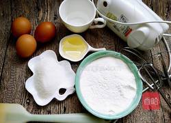 纸杯海绵蛋糕的做法图解1