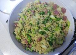 青菜牛肉炒饭