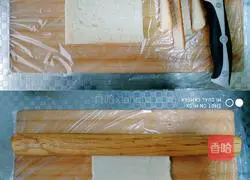 Illustration of how to make toast rolls 2