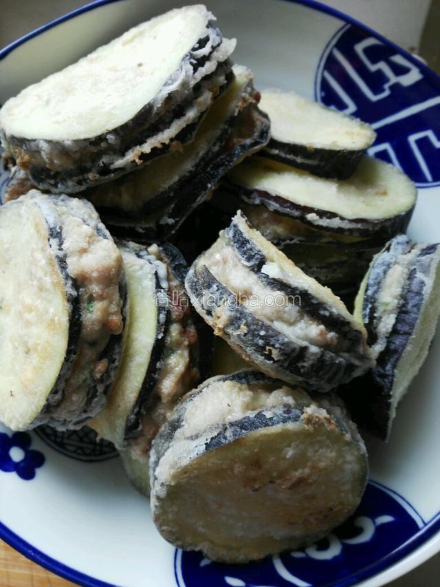煎好的茄子包