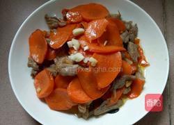 胡萝卜炒肉的做法图解6