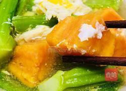 番薯鸡丝芥菜汤的做法图解11