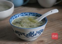 艾叶粥的做法图解5