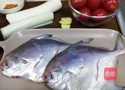 潮汕咸菜蒸鲳鱼的做法图解2