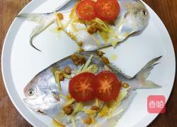 潮汕咸菜蒸鲳鱼的做法图解4