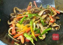 青红椒炒猪肚的做法图解14