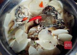 白萝卜煮鱼头的做法图解10