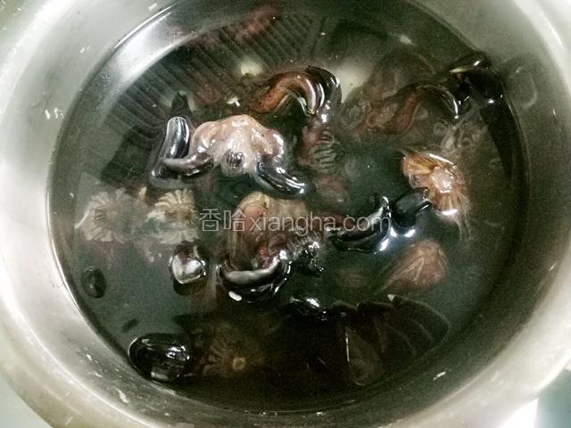 菱角提前用水泡一个小时