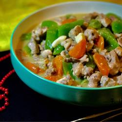 青笋烧兔（白味）的做法[图]