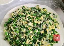 蒸韭菜鸡蛋馅菜蟒的做法图解5