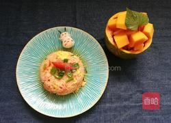 番茄鸡蛋炒饭的做法图解4