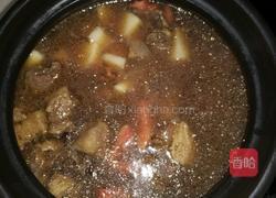 砂锅西红柿土豆炖牛腩（毛豆）的做法图解4